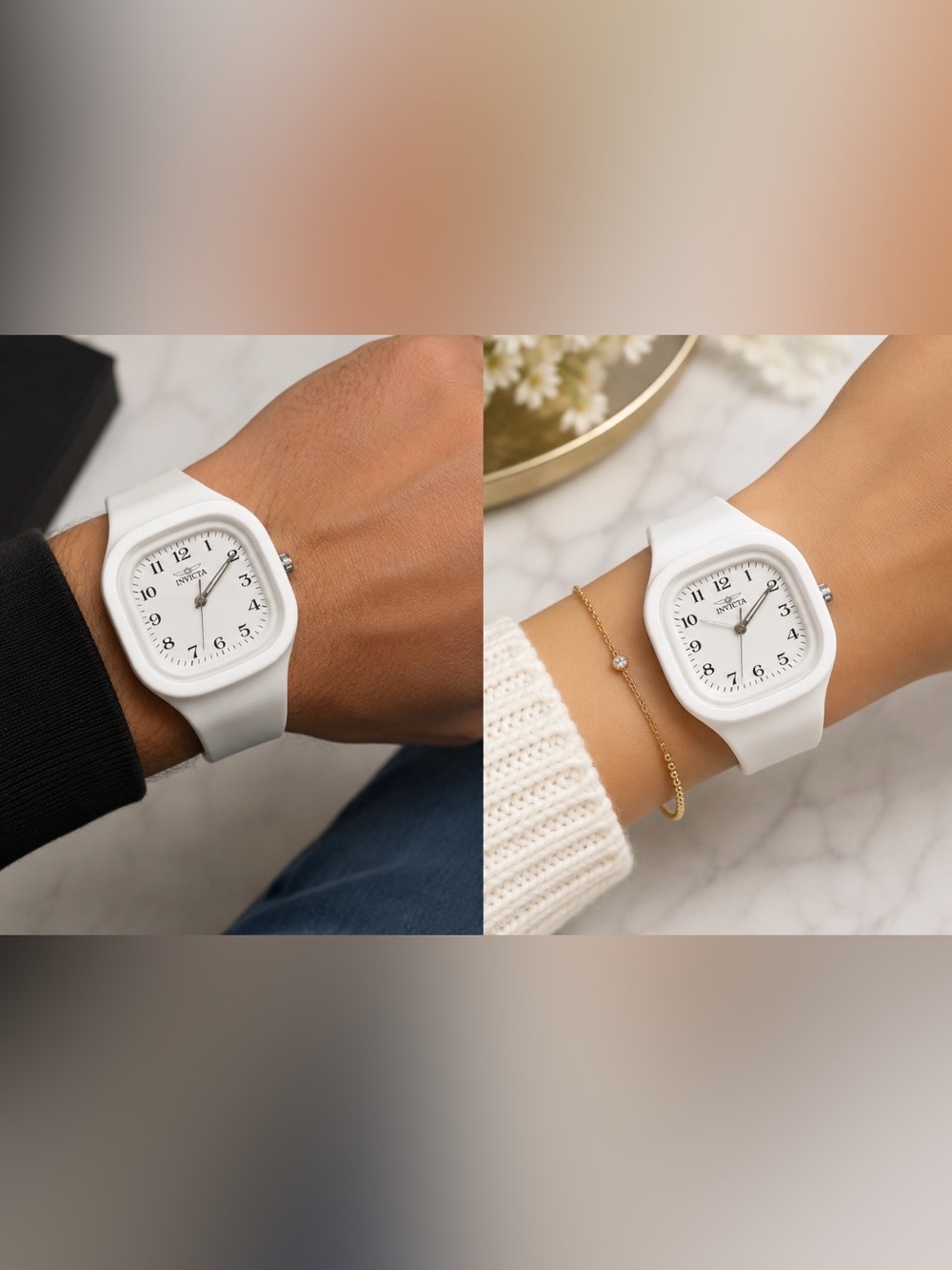 Invicta Celestial Velvion Unisex Watch – 45.3mm White